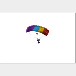 Parachuting Posters and Art